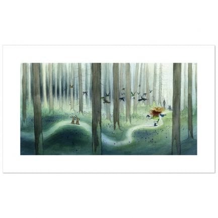 Door het bos